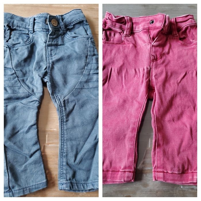 Lot 2 pantalons 6 mois