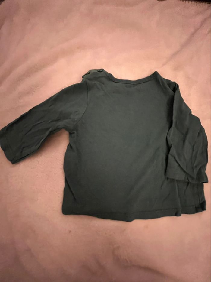 Tee-shirt manches longues Kiabi 3 mois - photo numéro 3