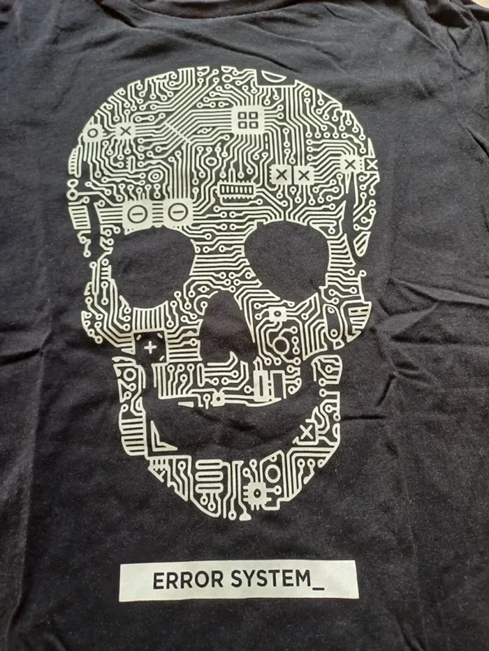 T-shirt tête de mort gémo - photo numéro 2