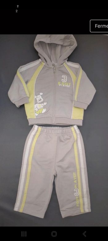Survetement garçon 6 mois