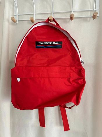 Sac à dos rouge fina