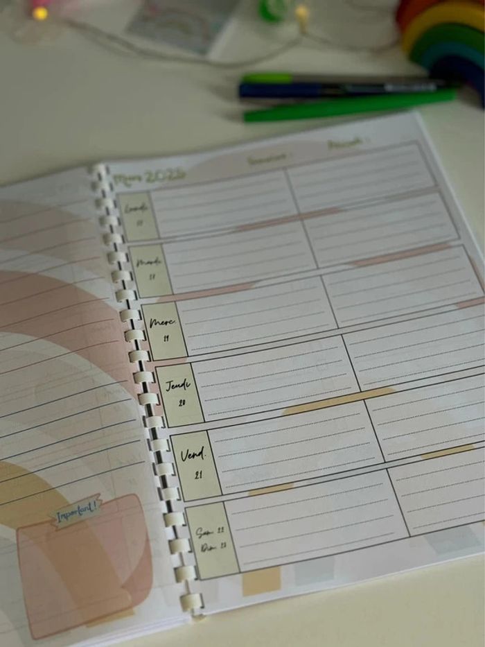 Cahier spirale reliée Agenda Scolaire 2024 2025 - photo numéro 12