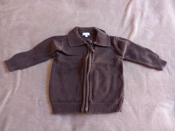 Gilet Marron Taille 18 mois