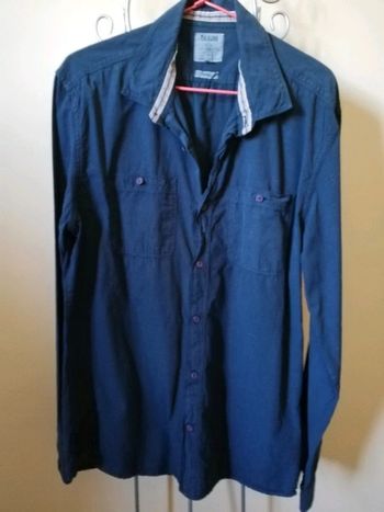 Chemise manche longues bleu jean Jules