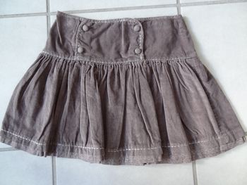 Jupe velours T 6 ans