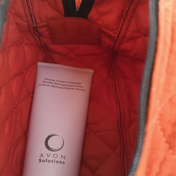Trousse maquillage 💄 où autre gaze de coton matelassée  rouille - photo numéro 5