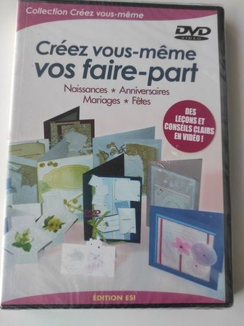 DVD créer vous même vos faire-part