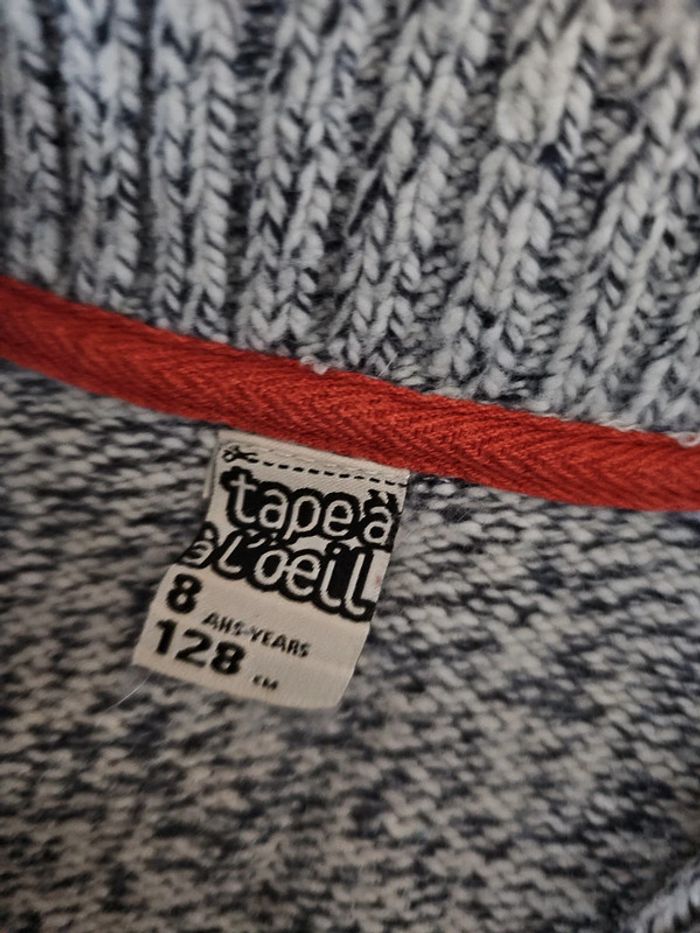 🔥Gilet/Cardigan Tape à l'œil T.128cm-8ans💫👕 - photo numéro 3