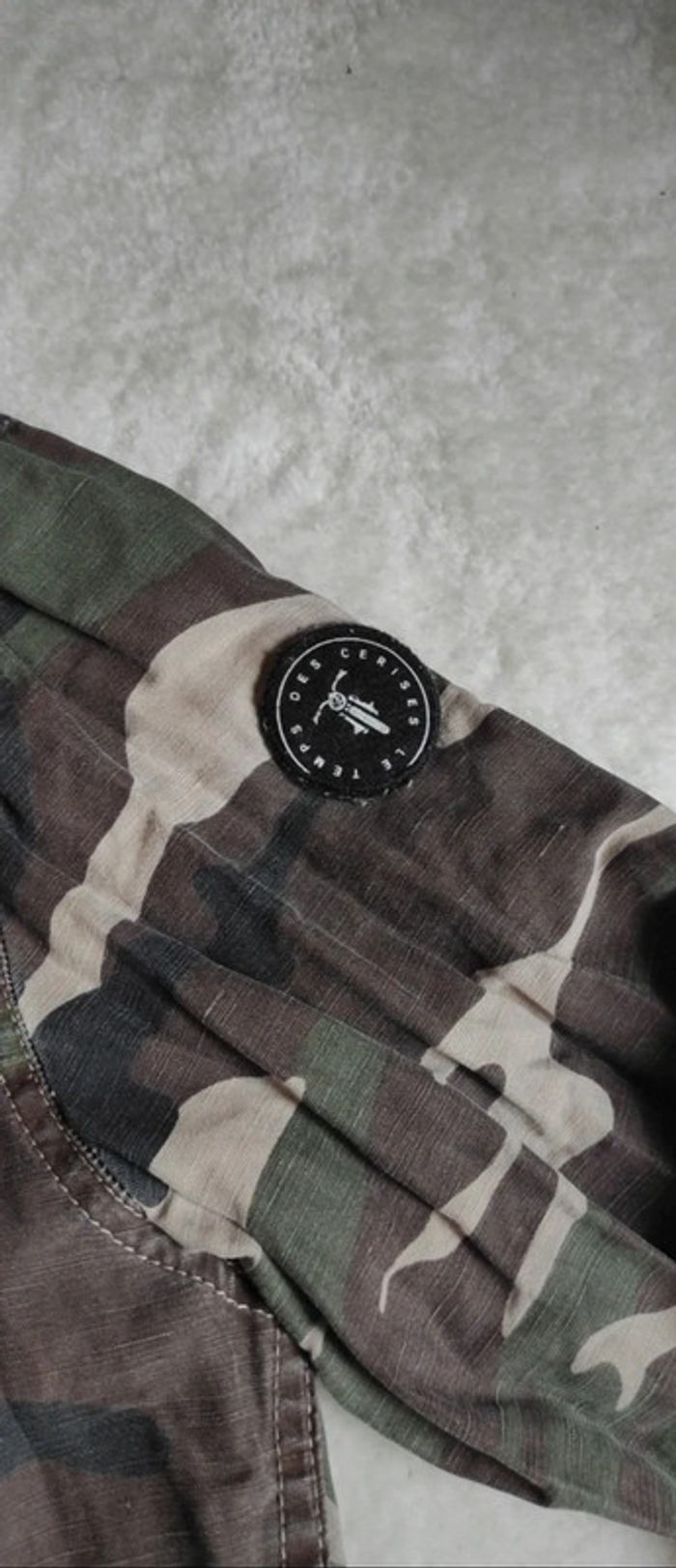 L'originale chemise de l'armée Vietnamienne Le Temps des Cerises LTC M camouflage - photo numéro 5