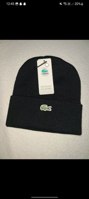 Bonnet lacoste adulte