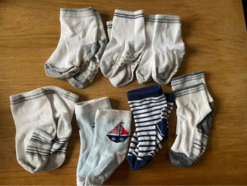Lot 7 paires de chaussettes 19-22