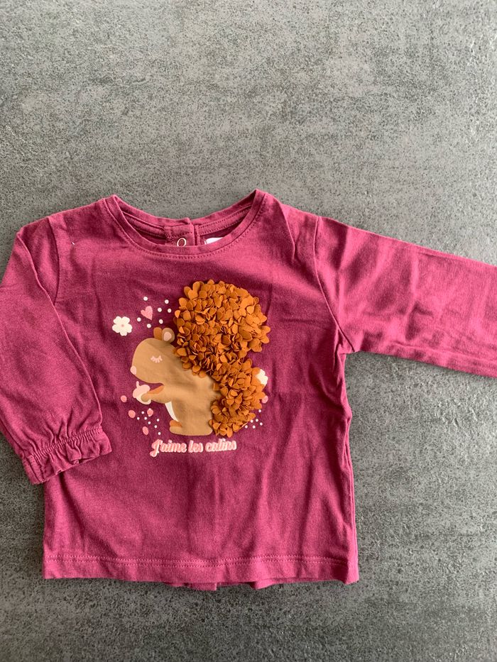 Lot T-shirts manches longues Gemo - photo numéro 2