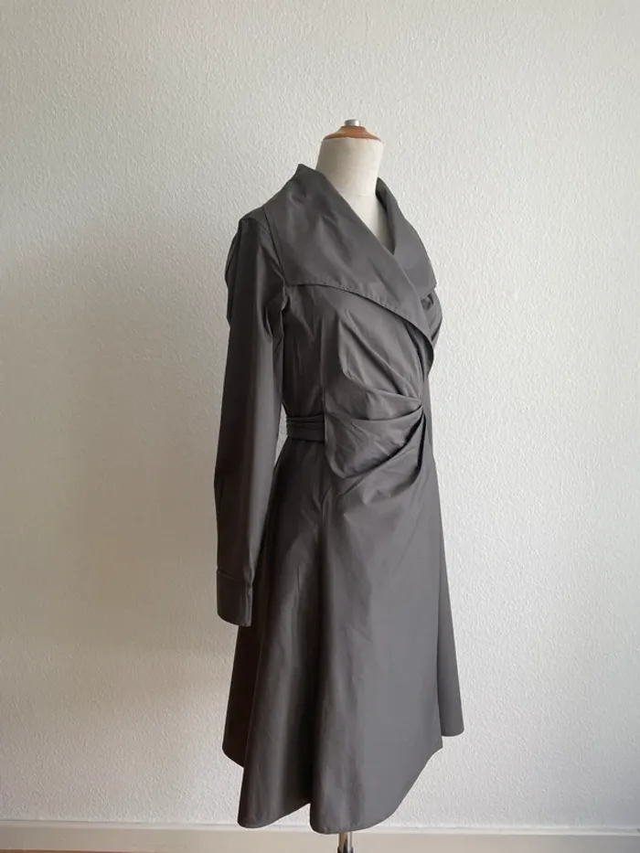 Robe cache-cœur Max Mara taupe