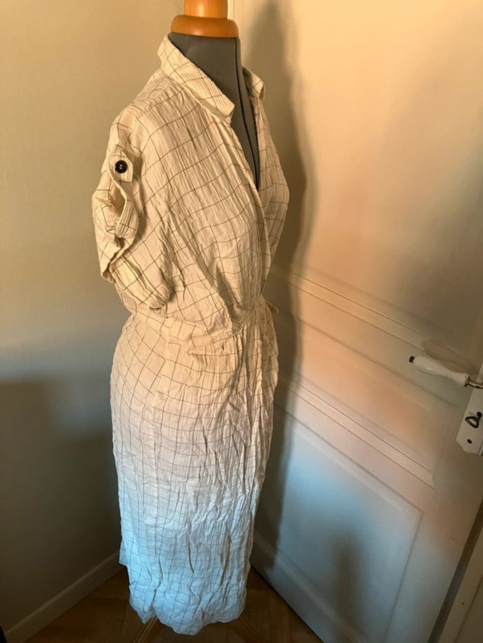 Robe légère portefeuille carreaux fenêtres - photo numéro 9