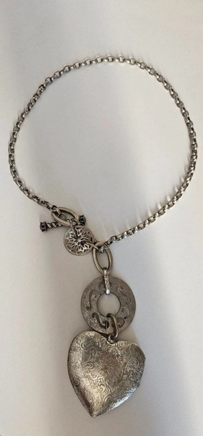 Collier fantaisie coeur jewel photo - photo numéro 2