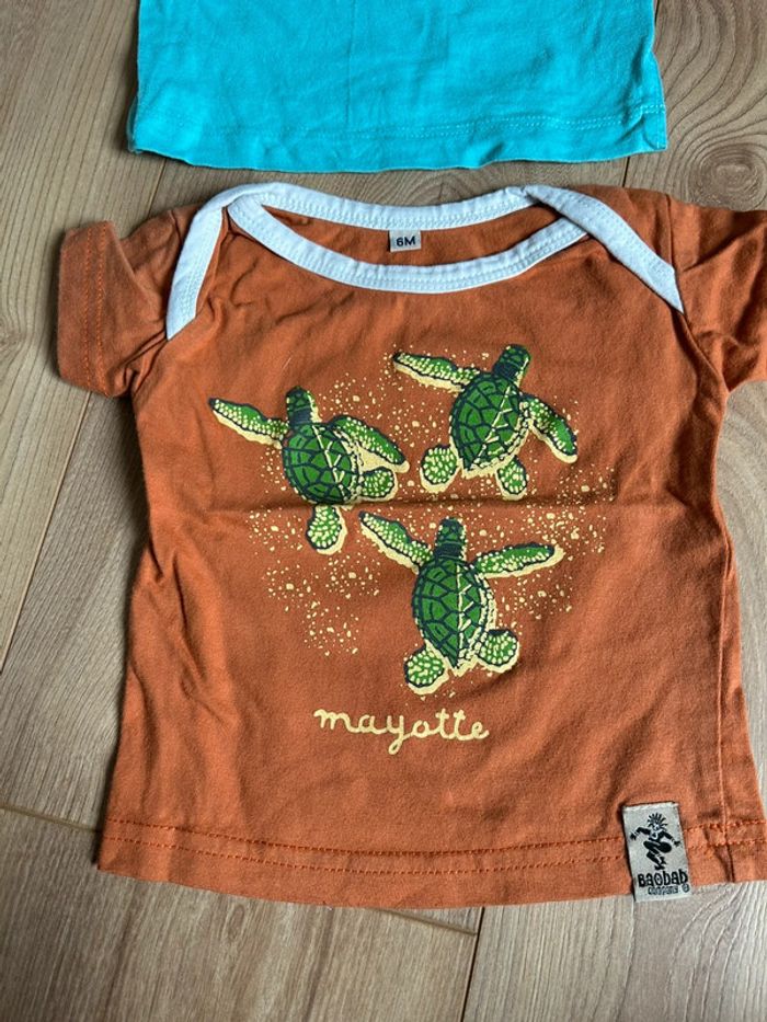 Lot de 2 tee-shirts 3 mois - photo numéro 3