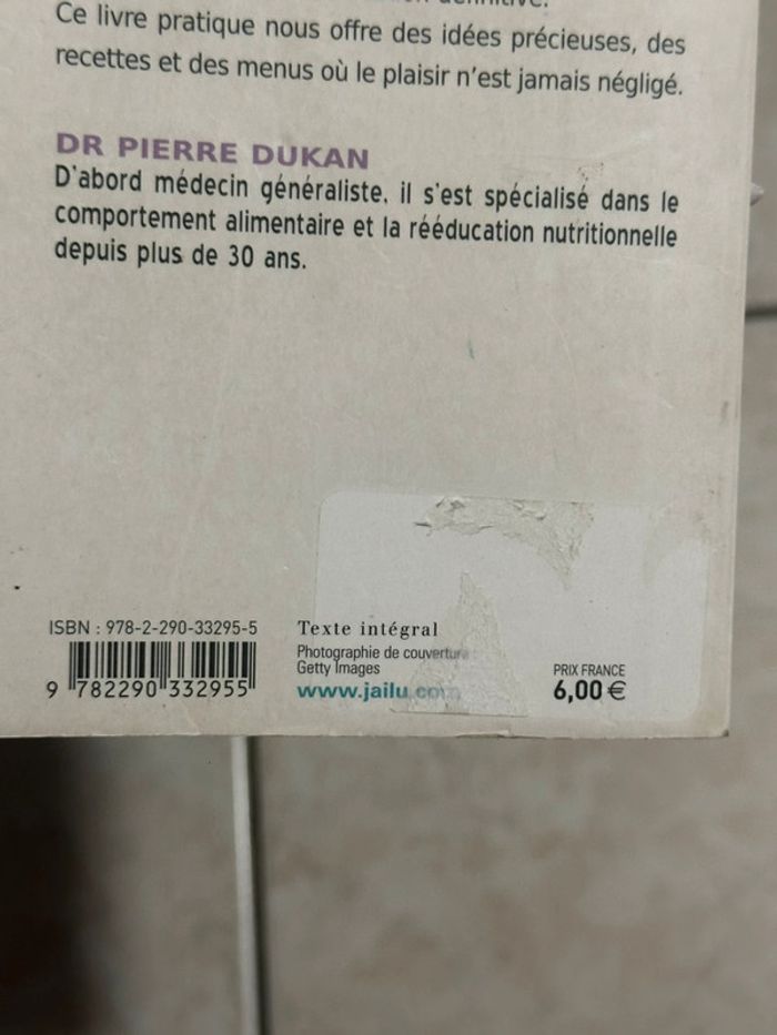 Livre Je ne Sais Pas Maigrir de Pierre Dukan - photo numéro 3