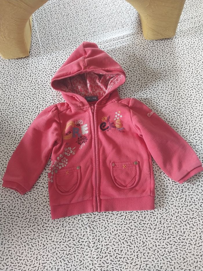 Veste à capuche bébé fille Creeks 18 mois