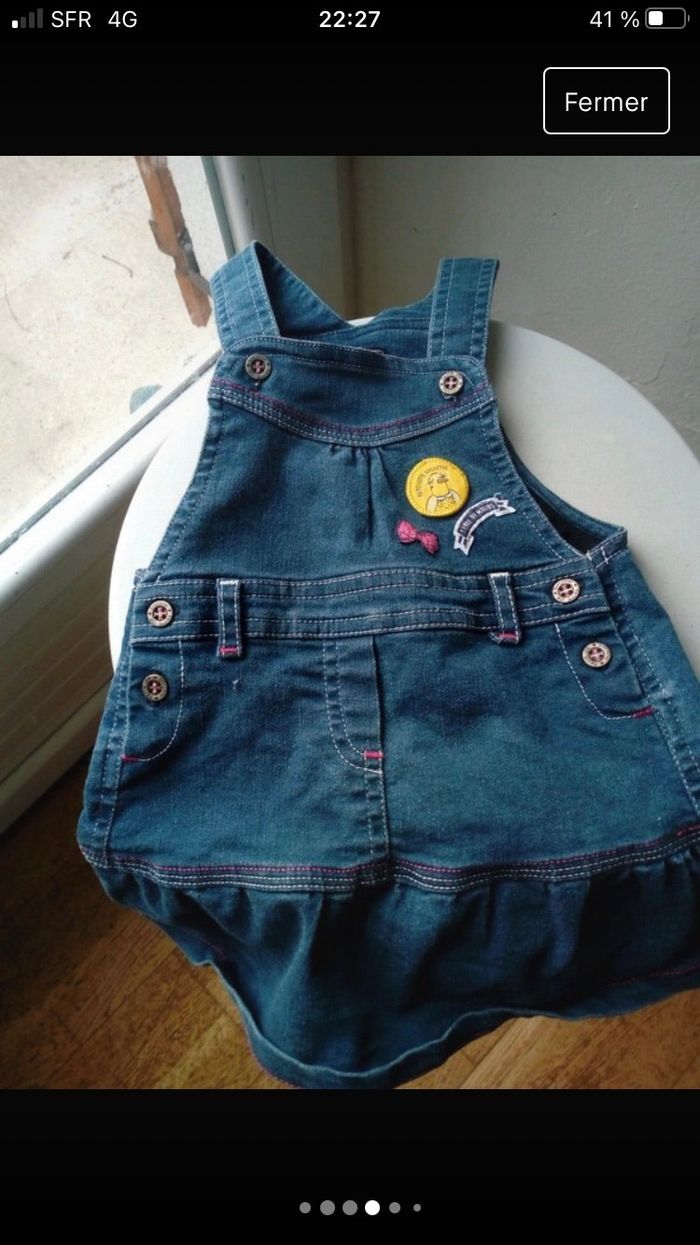 Robe en jean terre de marin neuve - photo numéro 3