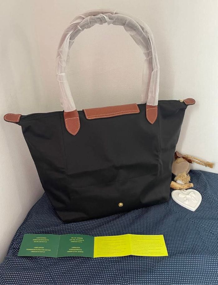 ❤️ sac fourre-tout authentique noir neuf taille L ❤️ - photo numéro 3