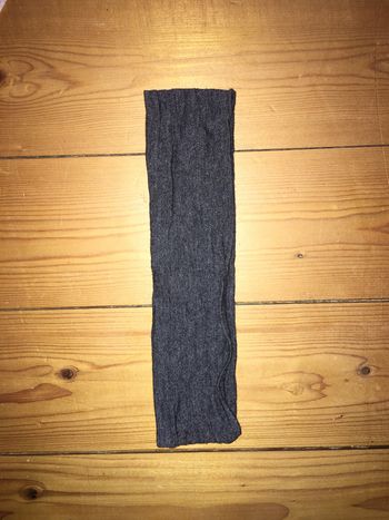 Bandeau en tissu gris anthracite chiné pour cheveux Claire ´s