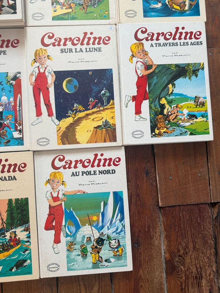 Livre Caroline ancien vintage très grand format blanc Grands albums Hachette Pierre Probst - photo numéro 2