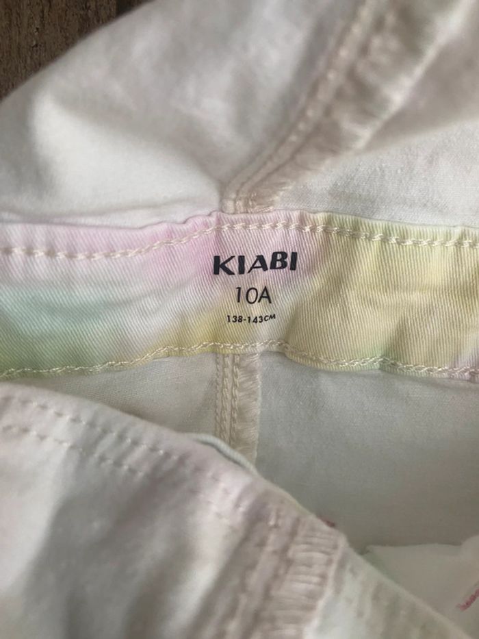 Robe salopette en jean fille - photo numéro 6