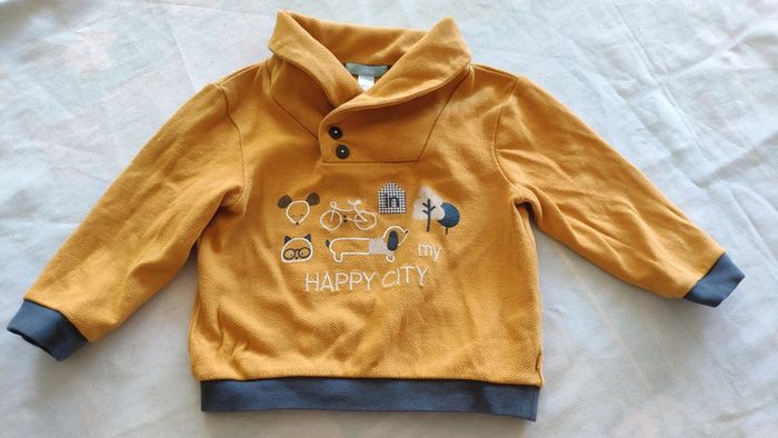 Pull jaune obaibi