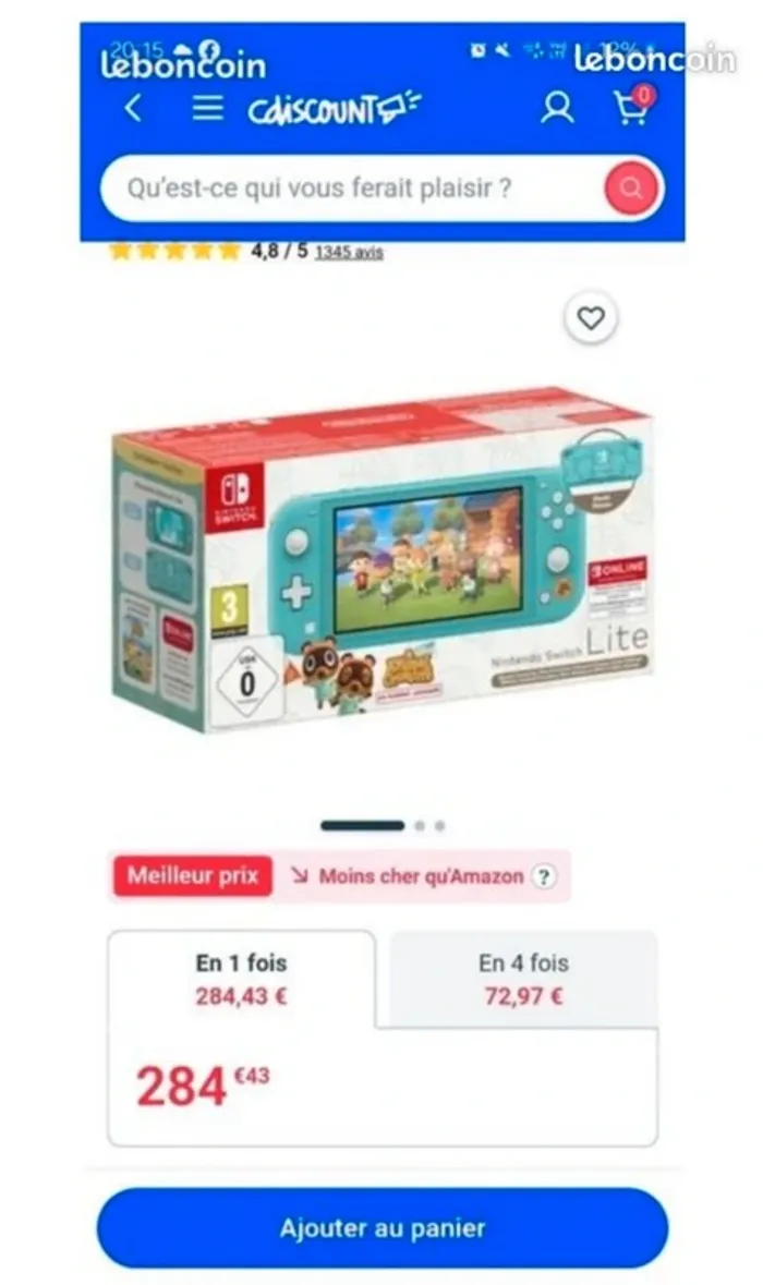 Switch lite neuve - photo numéro 3