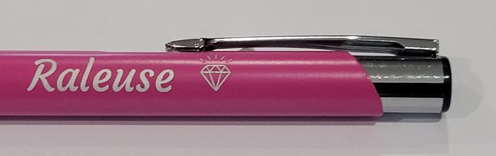 STYLO BILLE INSCRIPTION RALEUSE COLORIS ROSE ! NEUF ! IDEE CADEAU ! - photo numéro 4