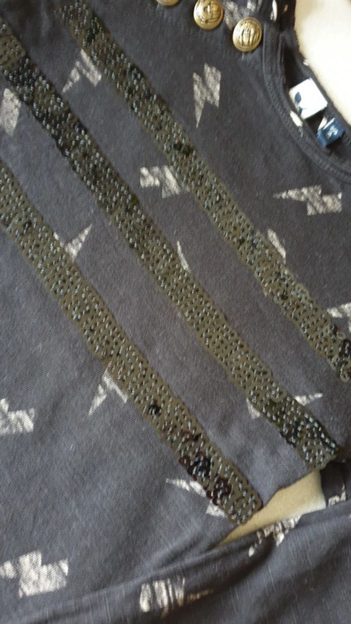 Tee-shirt manches longues 3 Pommes 2/3 ans - photo numéro 7