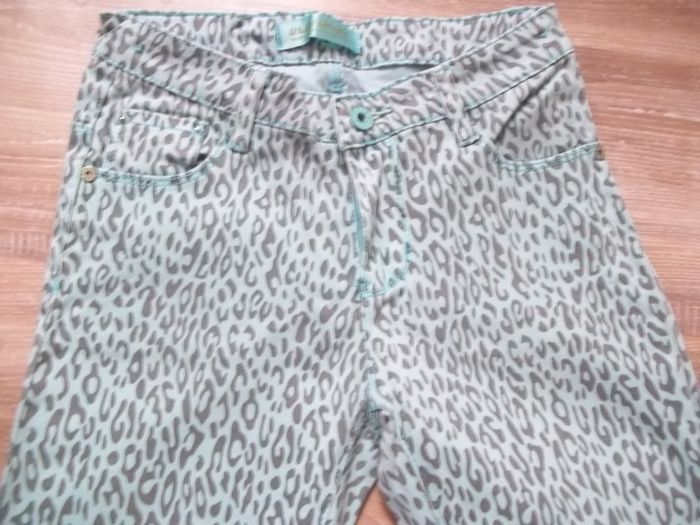 Jean bleu clair léopard US.Kids&Style 14 (Pant4) - photo numéro 2