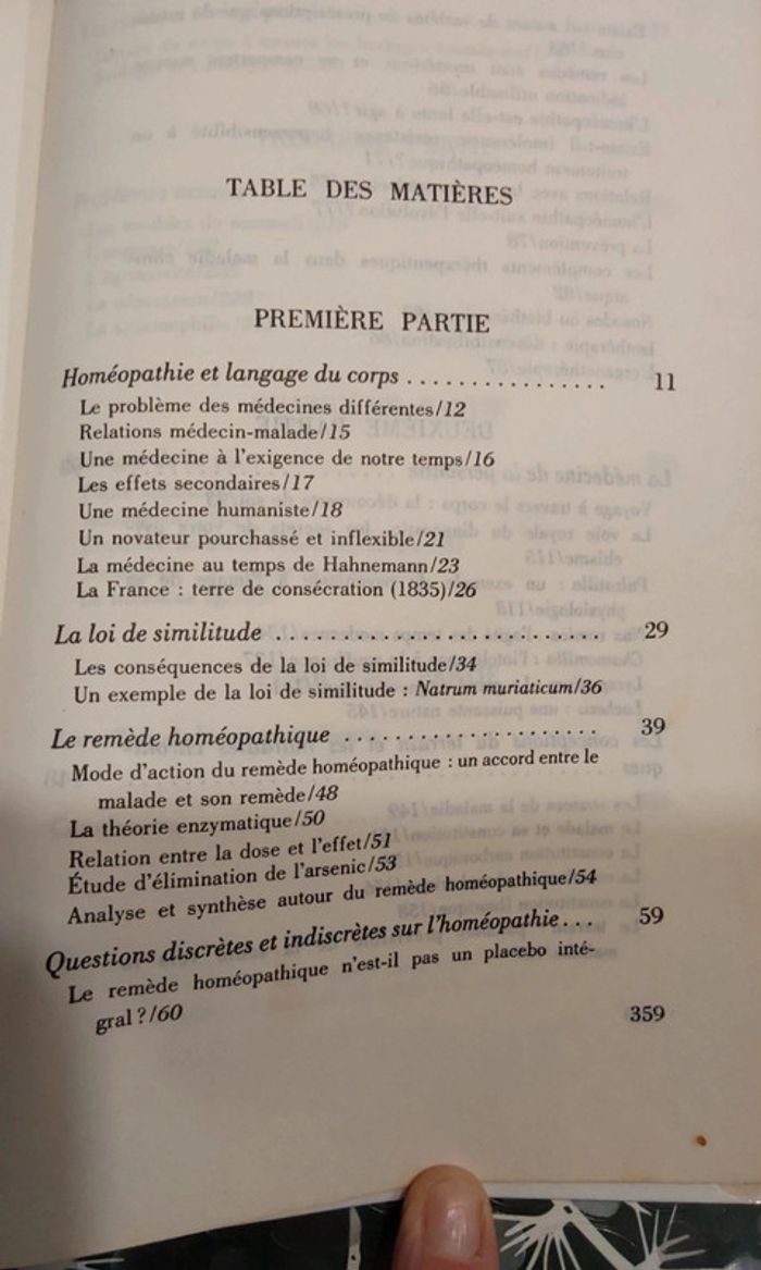 Livre Homéopathie  et langage du corps Dr Roland Sananes - photo numéro 3