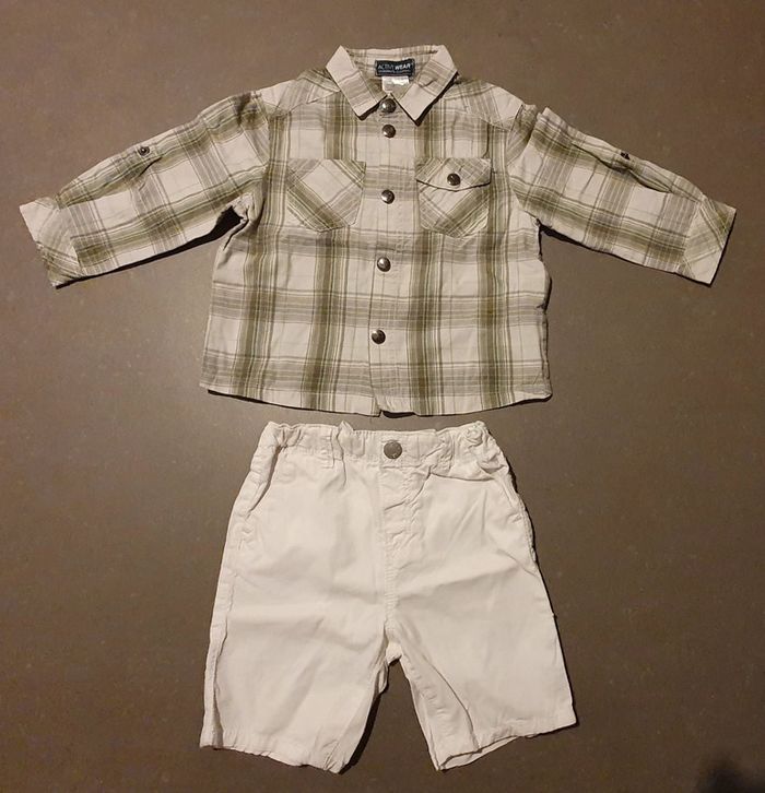 Ensemble short et chemise élégant