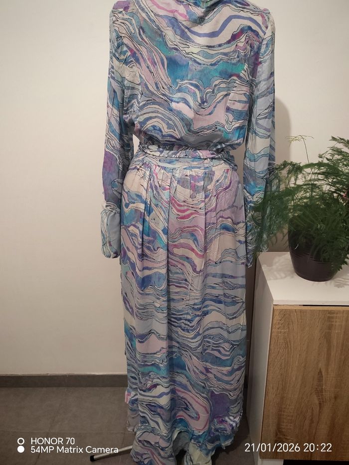 Robe portefeuille fluide - photo numéro 4