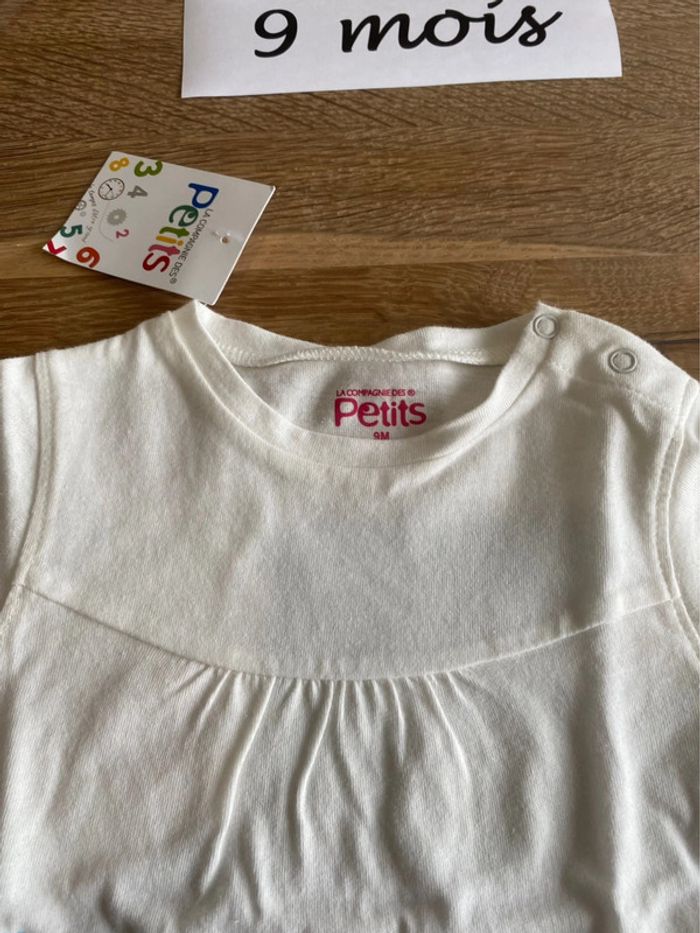Tee-shirt neuf 9 mois la compagnie des petits - photo numéro 4
