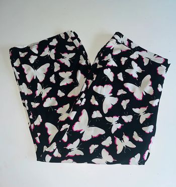 Pantalon fluide papillons - Taille 48