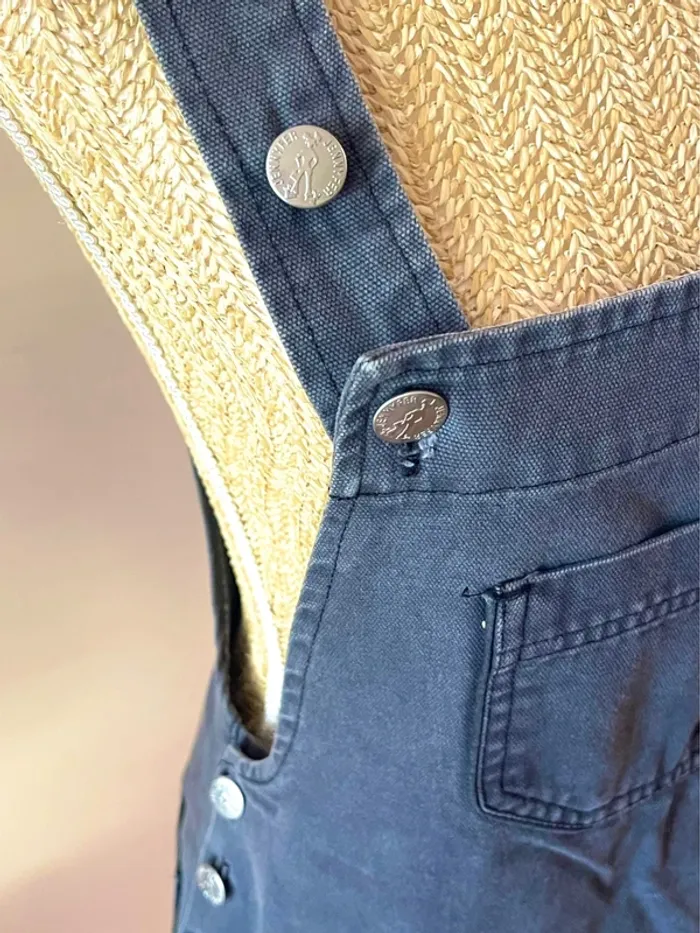 Salopette jupe en Denim jean- Taille 40 - jennyfer vintage - photo numéro 10