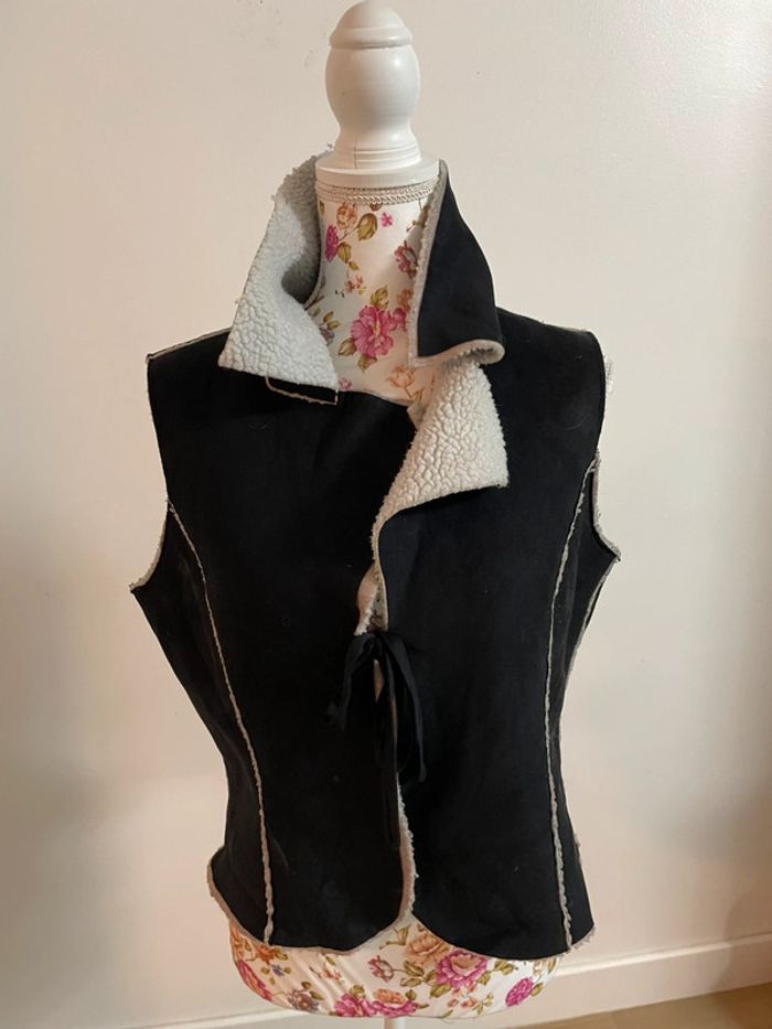 Veste sans manche intérieur moumoute - photo numéro 4