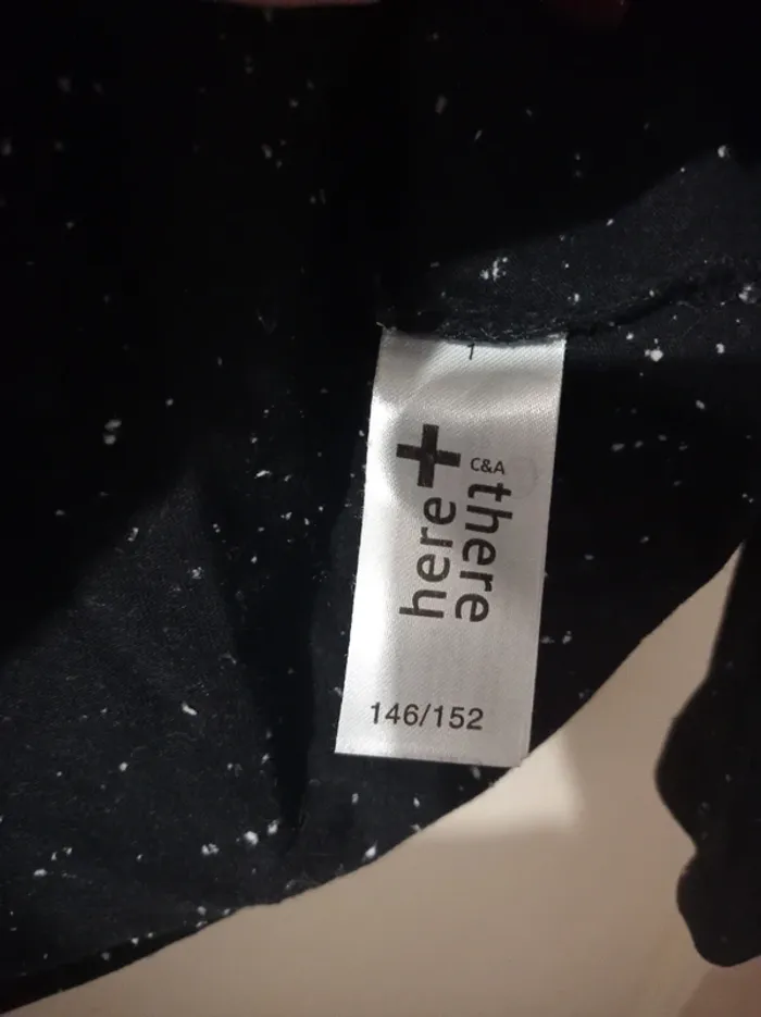T-shirt manche longue noir avec motifs sequins - photo numéro 4