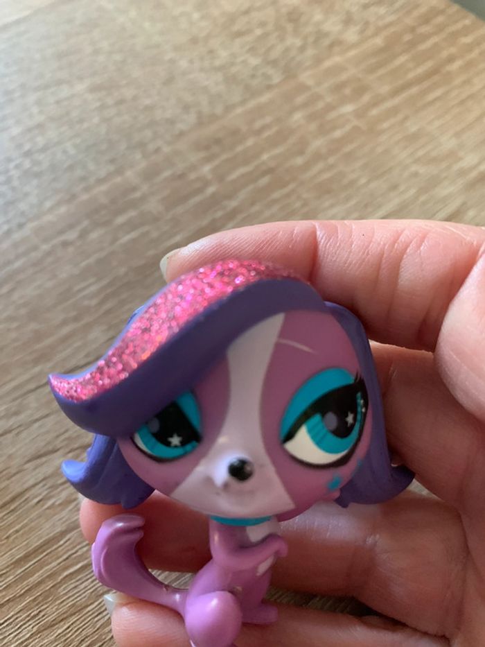 Figurine Pet shop chien violet et accessoires - photo numéro 6