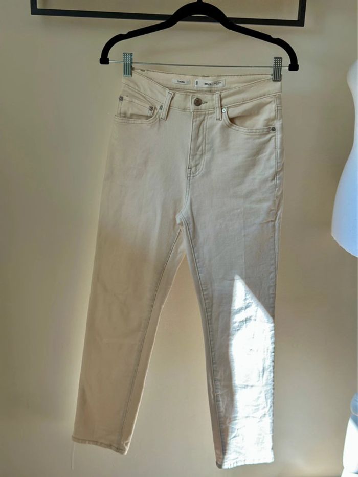 Jean écru Claudia Mango taille 34 - photo numéro 2