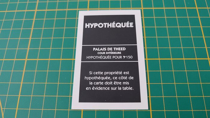 Propriété Palais de Theed Cour intérieure pièce jeu de société Monopoly Star Wars épisode 1 #A81 - photo numéro 2