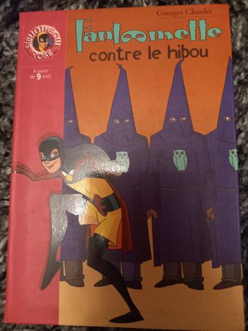 livre  "fantômette / contre le hibou