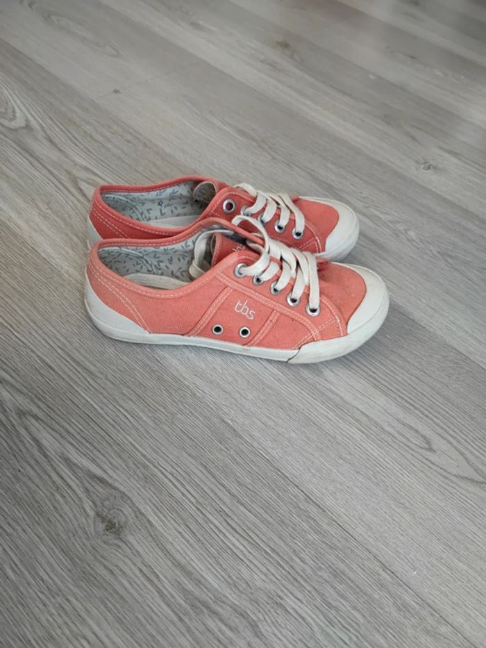Baskets TBS corail - photo numéro 3
