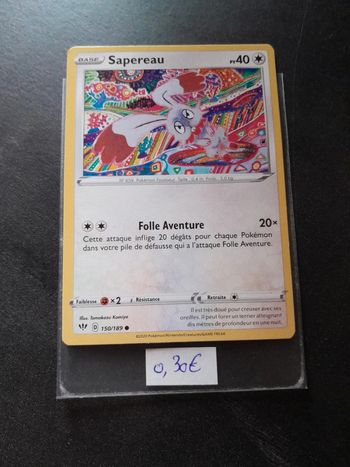 Carte Pokémon Sapereau 150/189