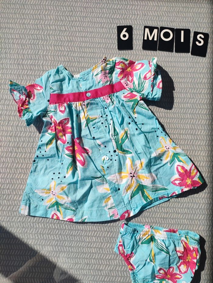 Robe et bloomer fille - Gémo - 6 mois - photo numéro 14