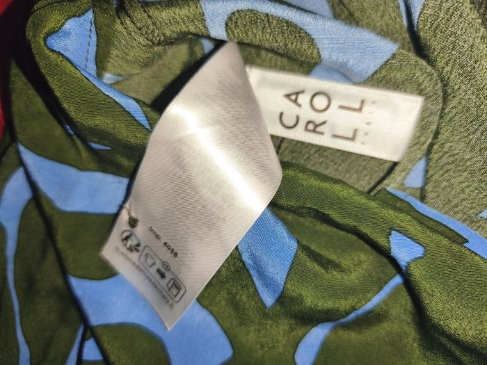 Chemise femme Caroll imprimé noir indigo 34 xs - photo numéro 6