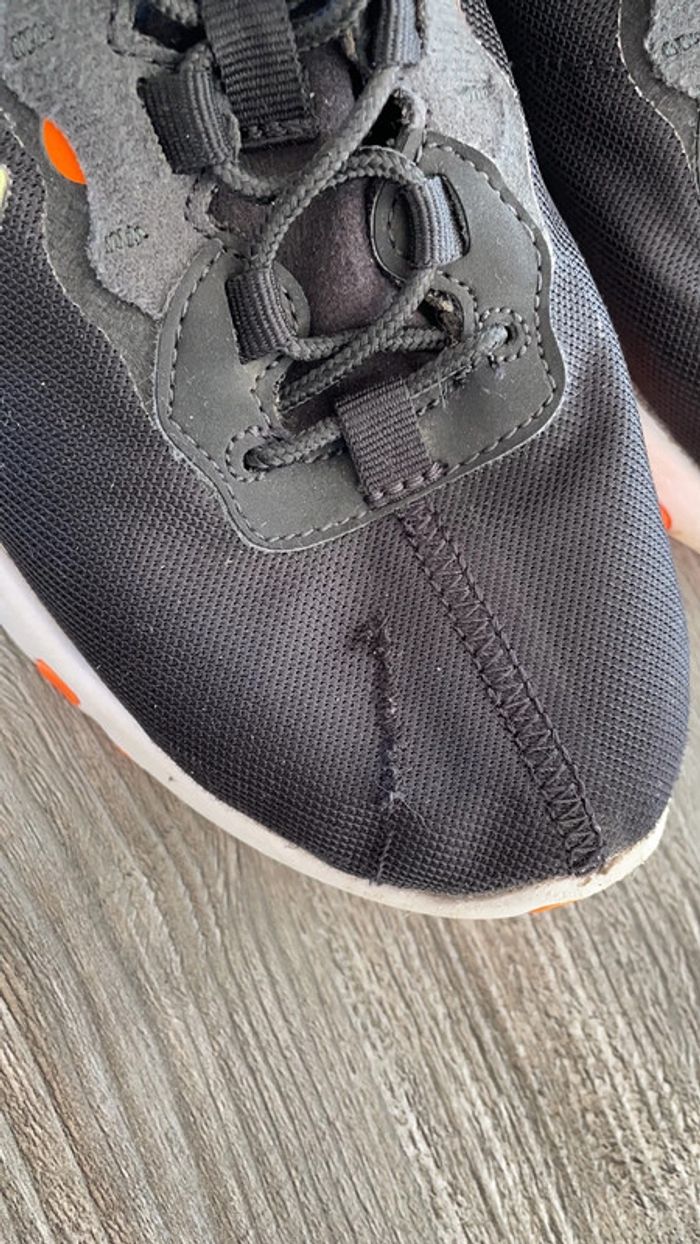 Basket Nike react élément noir orange T.38 - photo numéro 3