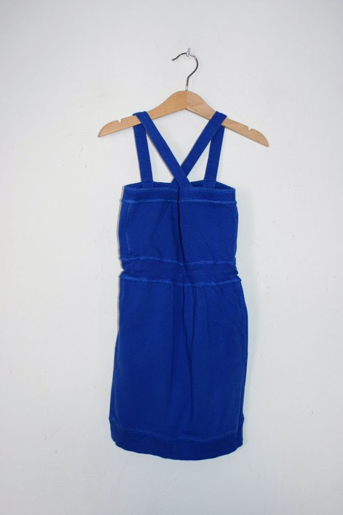 Robe à bretelle matière sweat - photo numéro 4